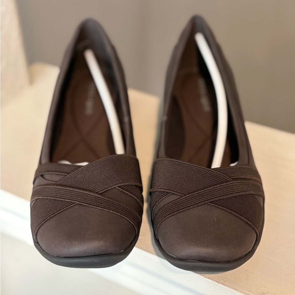 Easy Spirit Women’s Slip-on Ballet Flats Acasia Dark Brown Size 6 Wide - Picture 6 of 10